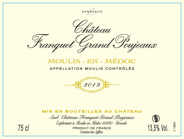Chateau Franquet Grand Poujeaux 2019 – Image 4